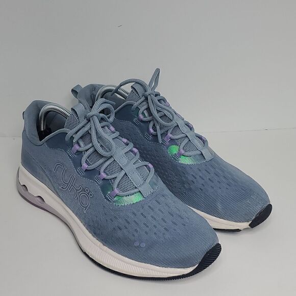 Ryka Activate Walking Shoe Citadel Blue Fabric Size 10M - Picture 1 of 12